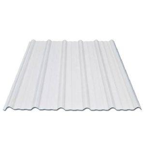 Teja upvc cresta baja 11.80 x 1.13 en 2mm blanca